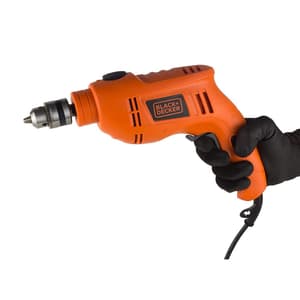 Black+Decker 550W 10mm Variable Speed Reversible Hammer Drill, TB555-B1
