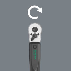 Wera 10 - 50 nm (1/2 Inch Sq. Drive) Torque C 1 Wrench With Reversible Ratchet, 05075620001