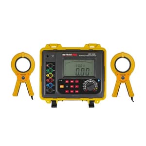 Metravi 0 - 600A Earth Current Range Digital Double Clamp Earth Resistance Tester, PRO ERT-1635