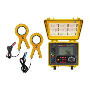 Metravi 0 - 600A Earth Current Range Digital Double Clamp Earth Resistance Tester, PRO ERT-1635