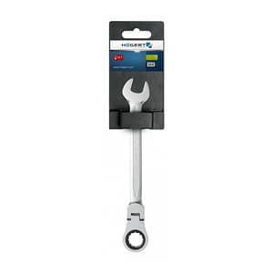 Hogert 8 mm Combination Ratchet Spanner With Flexible Head, HT1R048