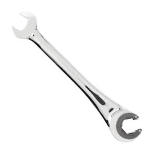 Hogert 17 mm Semi-Open Ratcheting Wrench, HT1R073