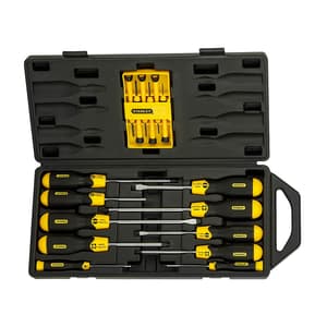 Stanley 16 Pcs Cushion Grip Screwdriver Set, 68-0002C