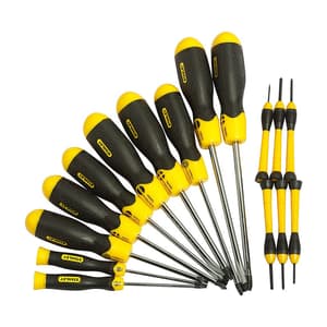 Stanley 16 Pcs Cushion Grip Screwdriver Set, 68-0002C