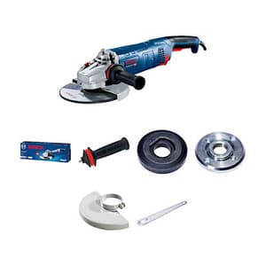 Bosch 180mm / 7 inch 2400W Professional Heavy Duty Large Angle Grinder (Cyclon Tech), GWS 24-180 JZ
