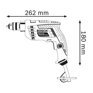 Bosch 10mm 500W Professional Impact Drill With 100 pcs Power & Hand Tool Kit, GSB 10 RE KIT