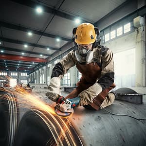 Bosch 125mm / 5 inch 1200W Professional Angle Grinder, GWS 12-125 S