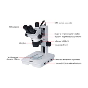 Insize 0.67X - 4.5X Zoom Stereo Microscope (Advanced Type), 5107-S70T