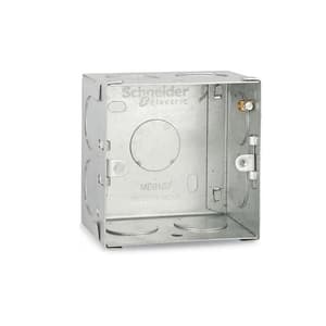 Schneider Electric 1 & 2 Modules 0.8 mm Thickness Metal Box, ME0102
