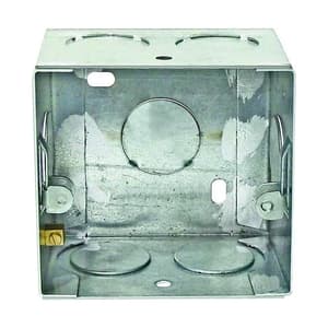 Schneider Electric 1 & 2 Modules 1 mm Thickness Metal Box, MR1102