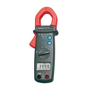 Sanwa 4000 Count AC/DC Clamp Meter for Automotive Maintenance & Digital Multimeter Functions, DCM400AD
