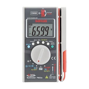 Sanwa 6600 Count Pocket Size Hybrid Digital Multimeter + Clamp Meter, PM33A