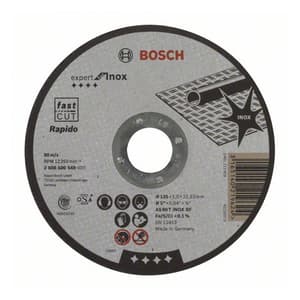 Bosch 125 x 1 x 22.23 mm Cutting Wheel Expert for Inox (Pack of 25 Pcs), 2 608 600 549