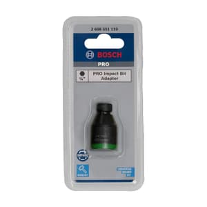 Bosch 1/4" Sq. Drive Pro Impact Socket Bit Adapter, 2 608 551 110