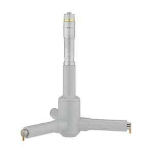 Mitutoyo 10 - 11 inch Three Point Holtest Internal Micrometer with TiN-coated Contact Points, 368-280