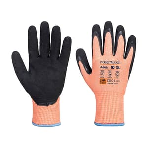 Portwest Vis-Tex Winter HR Cut Glove Nitrile (Large), A646O8RL