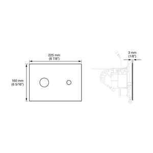 Kohler Summon Touchless Sensor Face Plate In Black, K-24146IN-7