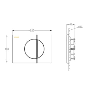 Kohler Note Mechanical Faceplate In Polished Chrome Finish, K-75891IN-M-CP