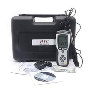 HTC 0.1 - 25.0 m/s Hot Wire Anemometer, AVM-08