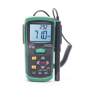HTC 5 to 98 % RH / -20 to 199.9°C Temperature & Humidity Meter, HT-306