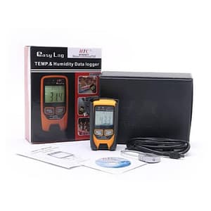 HTC 0 - 100%RH Temperature Humidity Data Logger, EASY LOG