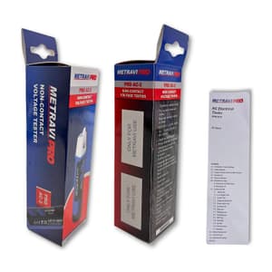 Metravi 12V - 1000V AC Non-contact Voltage Detector, PRO AC-2