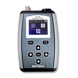 Metravi 0 - 200 mm/s RMS Vibration Tester With Machine Condition Monitor, VT-145