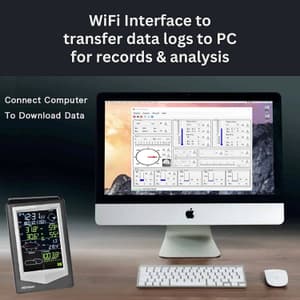 Metravi 600 to 1100hpa Wireless Weather Station, WS-1479