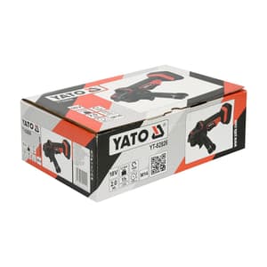 Yato 18V / 2.0 Ah Li-ion Cordless Angle Grinder Kit, YT-82826