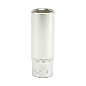 Yato 13 mm, 1/4 Inch Sq. Drive Hexagonal Deep Socket 6PT, YT-1424