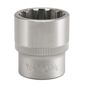 Yato 19 mm, 1/2 Inch Sq. Drive Spline Socket, YT-1471