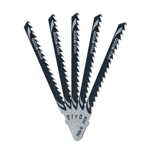 Dewalt 100 x 70 mm High Carbon Steel Jigsaw Blades For Wood (T244D) (Pack of 5 Pcs), DT2077-QZ
