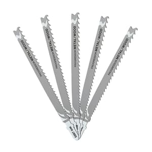 Dewalt 132 x 101 mm Extreme BiMetal Jigsaw Blade For Wood & Metal (T345XF) (Pack of 5 Pcs), DT2059-QZ