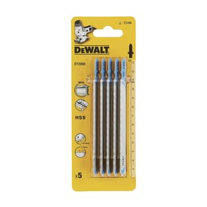 Dewalt 132 x 108 mm High Speed Steel Jigsaw Blades For Metal (T318A) (Pack of 5 Pcs), DT2085-QZ