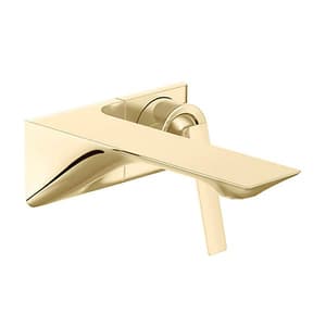 Kohler ModernLife Edge Single Control Wall Mount Basin / Lavatory Faucet Trim In French Gold Finish, K-25759IN-4ND-AF