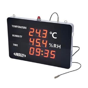Insize -40°C to 85°C Large Screen Temperature & Humidity Meter, 0314-H323B