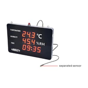 Insize -40°C to 85°C Large Screen Temperature & Humidity Meter, 0314-H323B