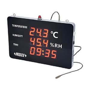 Insize -40°C to 85°C Large Screen Temperature & Humidity Meter, 0314-H423B