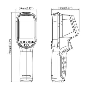 Hikmicro -20°C to 550°C Handheld Thermal Imaging Camera (9216 Pixels IR Resolution), ECO Lite