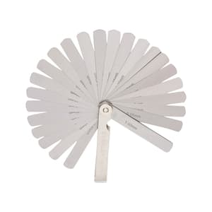 Stanley 25 Blades 0.04 To 1.00 mm Feeler Gauge, 70115-S