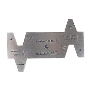 Kristeel 65 - 140 mm Dia. V Pulley Gauge (A-Section V-Belt), PGA