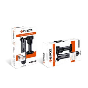 Groz 8000 PSI USB Rechargeable Battery Grease Gun, RGG/12L