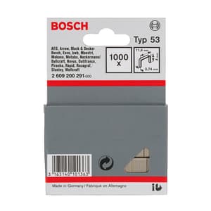Bosch 4 mm Type 53 Fine wire staple (Pack of 1000 Pcs), 2 609 200 291