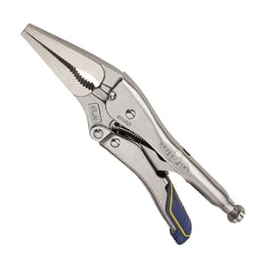 Irwin 9 inch / 225 mm Steel Fast Release Long Nose Straight Jaw Locking Plier, T15T