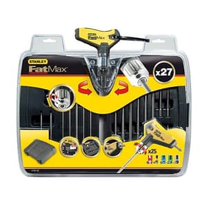 Stanley 27 Pcs Fm Ratchet T- Handle Driver Set, 0-79-153
