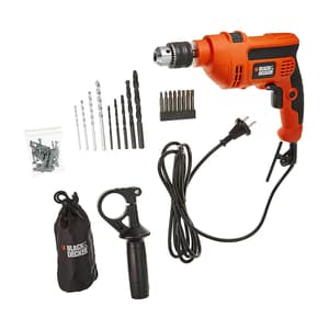 Black+Decker 710W 13mm Hammer Drill Machine, KR704REK-IN
