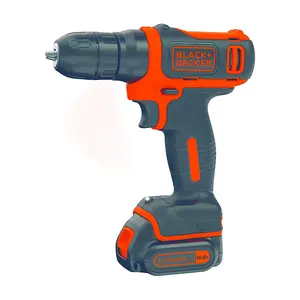 Black+Decker 10.8V / 1.5 Ah Cordless Compact Lithium Drill, BDCD12-IN
