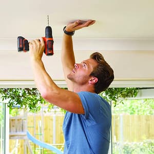 Black+Decker 10.8V / 1.5 Ah Cordless Compact Lithium Drill, BDCD12-IN