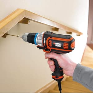 Black+Decker 300W 10mm Corded Multi-Evo Multitool Starter Kit with Drill Machine Driver Head, MT350K-B5