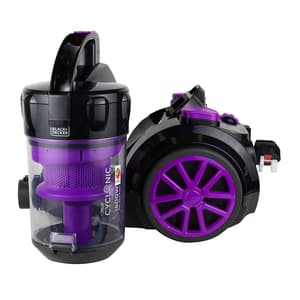 Black+Decker 1800W Cannister Multicyclonic Bagless Vacuum Cleaner, VM1880-B5
